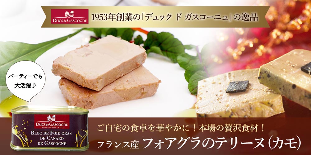 【デュック ド ガスコーニュ】フォアグラのテリーヌ (カモ)