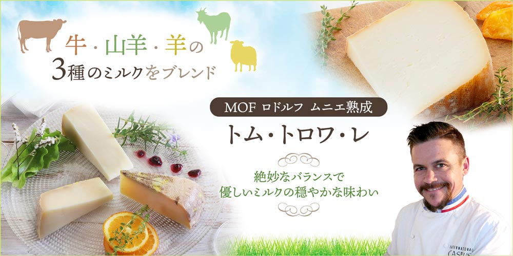 【MOF ロドルフ ムニエ熟成】トム・トロワ・レ 約150g