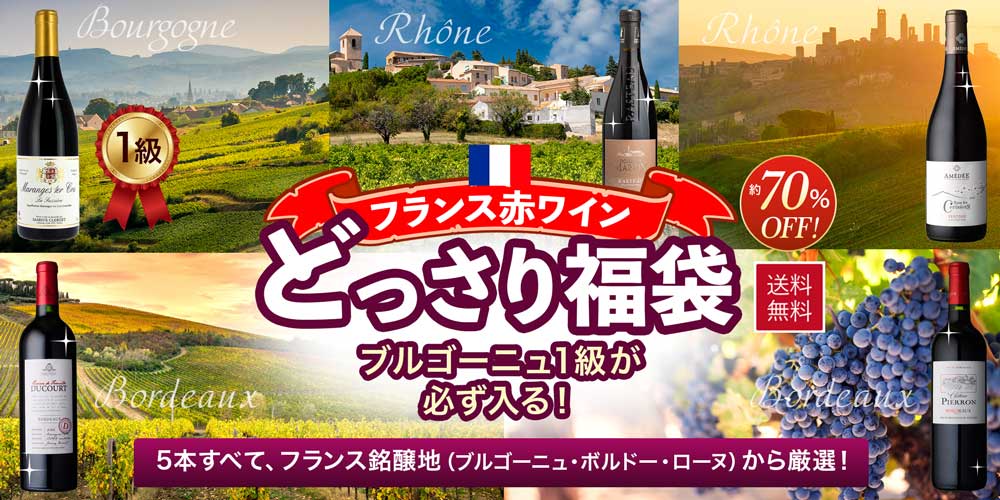フランス赤ワインどっさり福袋