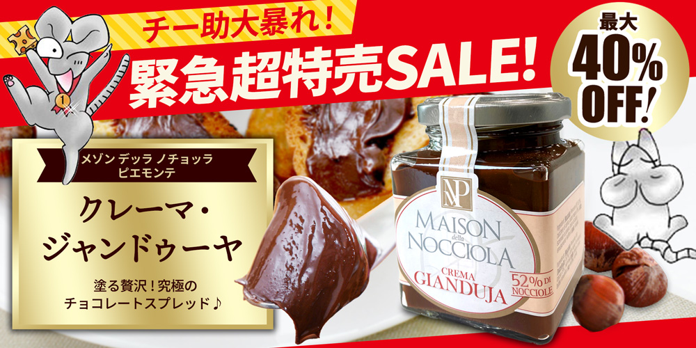 ★緊急セール★【メゾン デッラ ノチョッラ ピエモンテ】 クレーマ ジャンドゥーヤ 約210g