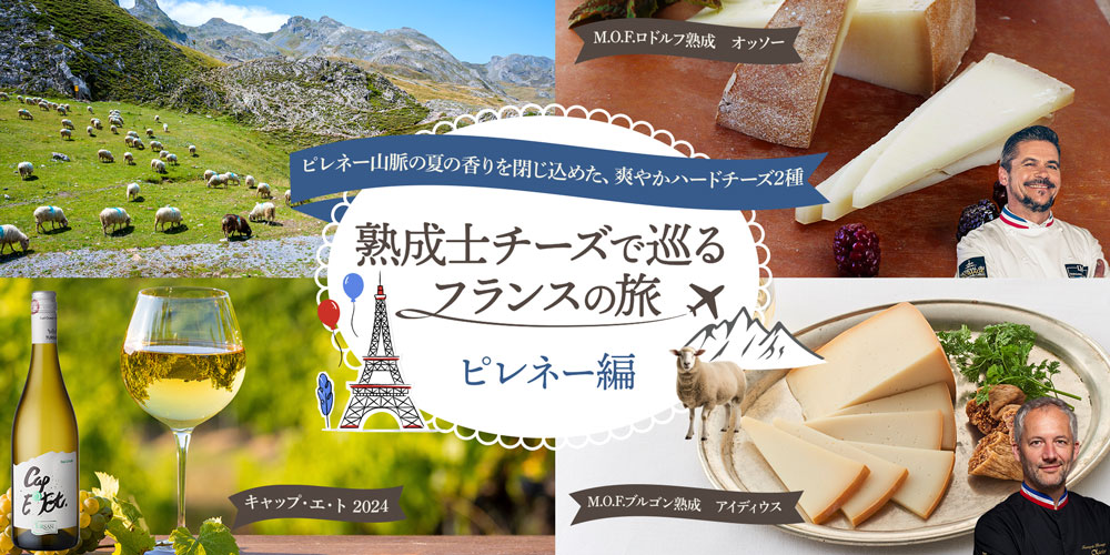 熟成士チーズで巡るフランスの旅　ピレネー編
