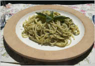 バジルソースのパスタ　ジェノヴァ風