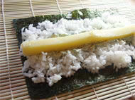 チーズのシソマヨ海苔巻き