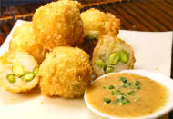 蓮根チーズ団子