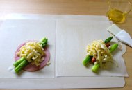 アスパラととろ～りチーズの簡単春巻き