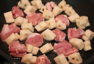 鶏れんこんのチーズ焼き