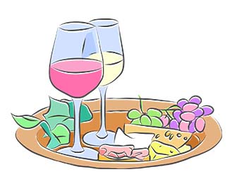 ワインとチーズ イメージ