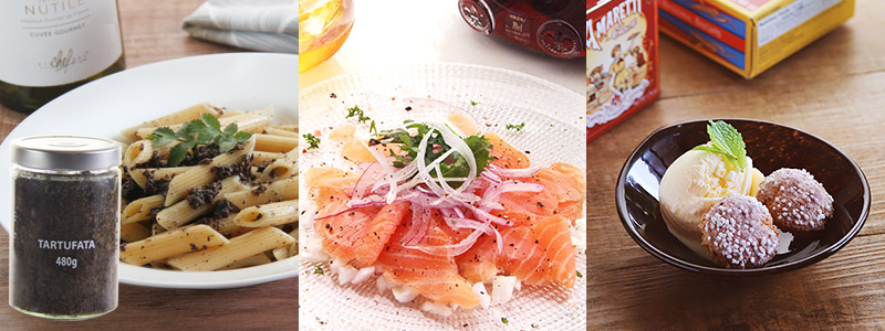 厳選した食材たち