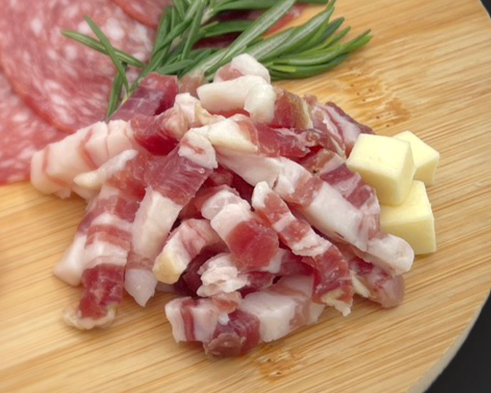 デュロックパンチェッタ短冊カット 約60g