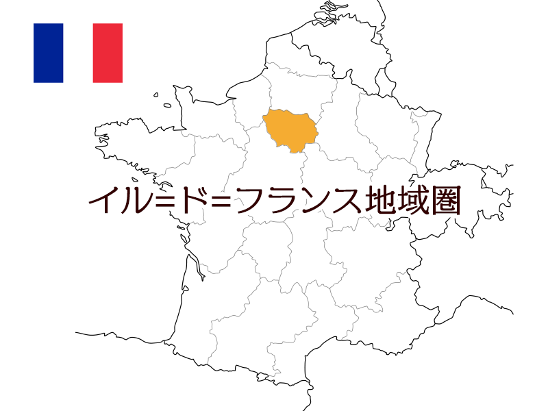 イル=ド=フランス圏の地図