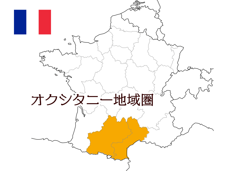 オクシタニー地図