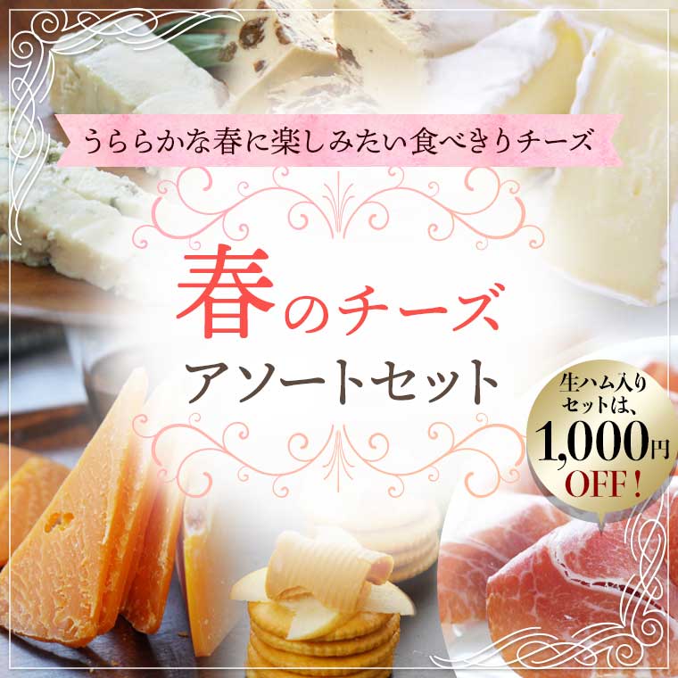 春のチーズアソートセット 世界のチーズ専門店オーダーチーズ