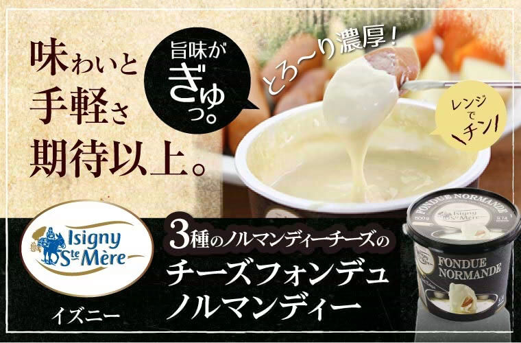 【イズニー】チーズフォンデュ ノルマンディー 約500g