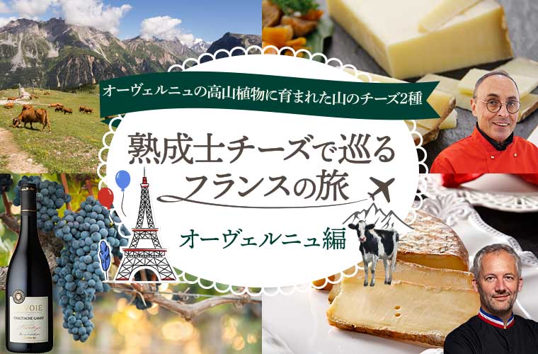 熟成士チーズで巡るフランスの旅　オーヴェルニュ編