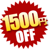 1500円OFF！